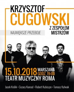 Cugowski i Zespół Mistrzów -plakat